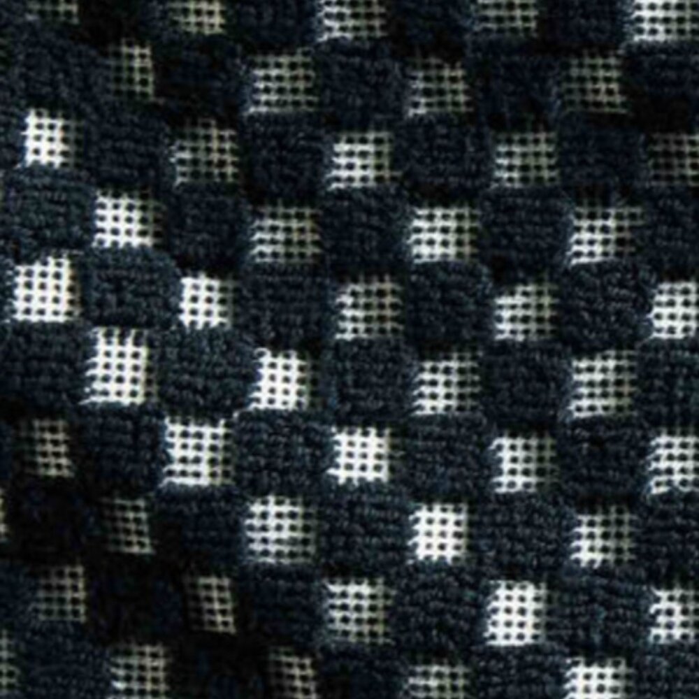 Brooklinen Checkered Jacquard Noir Hand Towel (2) Brand New